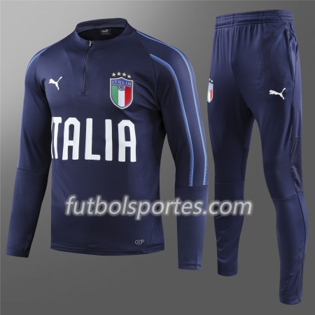 Italia Sudadera de Entrenamiento Trajes Azul 2018/2019